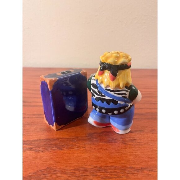 Vintage Rock Star and Speaker "Rocker" Hand Painted Salt and Pepper Shaker Set - Picture 2 of 3